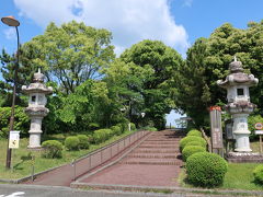 田原坂公園
見晴らしの良い場所に公園があり
目指す施設はこの奥に...