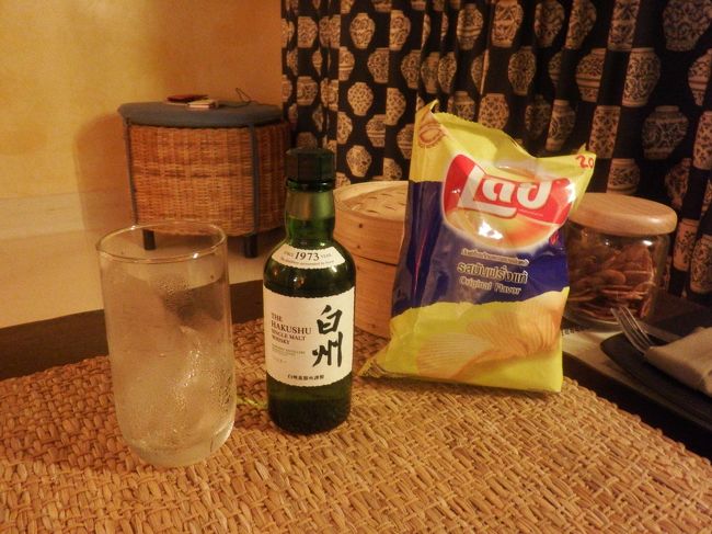 部屋に帰って、白州のハイボールを頂き、就寝です！