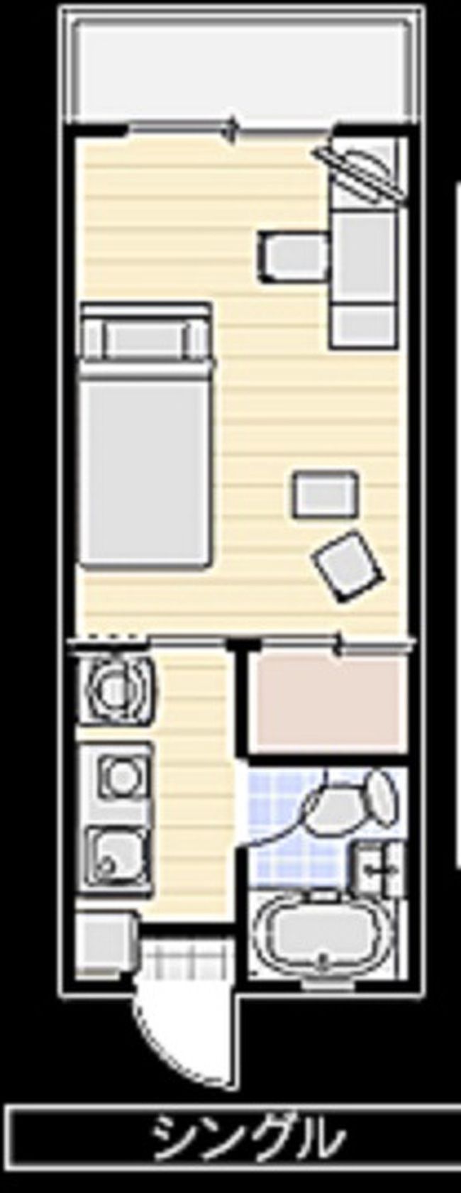 ちょっと狭い～