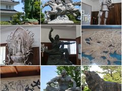 原城と同じ天草四郎像はじめ、迫力の作品達
長崎平和記念公園の平和記念像を手掛けた
北村 西望氏の作品達です。