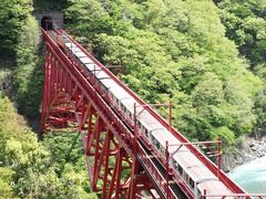 やまびこ展望台からのトロッコ列車