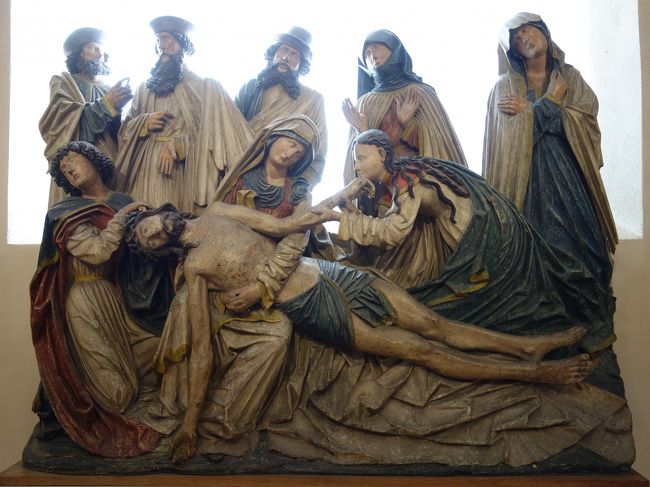 ウンターリンデン美術館でマティアス・グリューネヴァルトのイーゼンハイムの祭壇画をみる。
