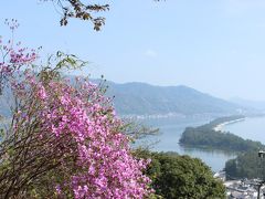 天橋立ビュランドのロープウェイの下降中にに見られる風景です。とても春らしさを感じるところです。