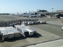成田空港に定刻到着しました。