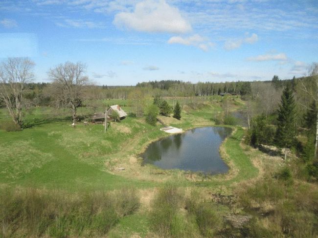 　10時21分、乗るべきリガ行がやってきた（表紙写真。朝に乗った列車が折り返してきたものである）。乗り込んでしばらくすると車掌がやってきたが、もちろん同じ車掌であり、気づいたようでにっこりと笑っていた（これはロシアとは違う点）。<br />　復路は往路とは反対側を陣取り、多少毛色の違う景色を楽しんだ。往路は曇っていたがそれも快晴になったため、撮影としては復路の方が収穫は多かった。<br /><br />＠その一例