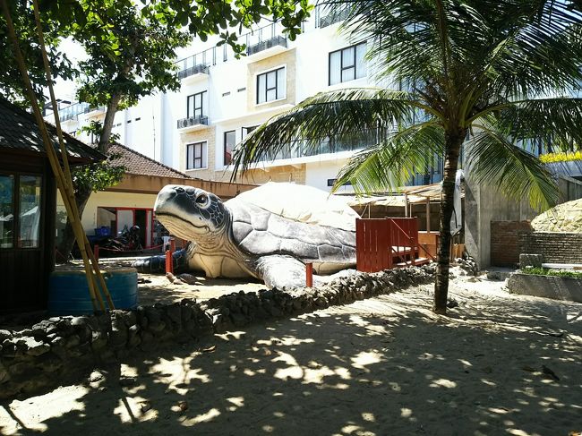 これからバリ島にお出かけになる方、これまじ注意です。<br />８月頃、空港周辺道路工事が終了するって書いてありましたが、<br />渋滞の理由はそれだけですか？<br />ジンバランの高級ホテルから、クタで合流予定の友人Ｋ嬢<br />待てど暮らせどやってこない・・・<br />急遽、サヌール合流へ変更したよ。<br /><br />＜これは海亀の保護施設＞　