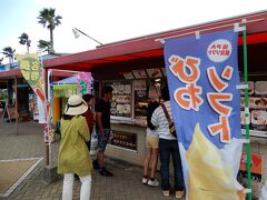 九十九島観光に行くつもりでしたが、時間が押していたので残念ながら省略です。
ナビに従いひたすら南下します。　大村湾沿いのＳＡで休憩。

ここのビワソフト（350円）は美味ですよ！！