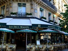 【5月2日】
ホテルの朝食はパスして、サン・ジェルマン・デ・プレの有名なカフェ”Magots”で頂きます。