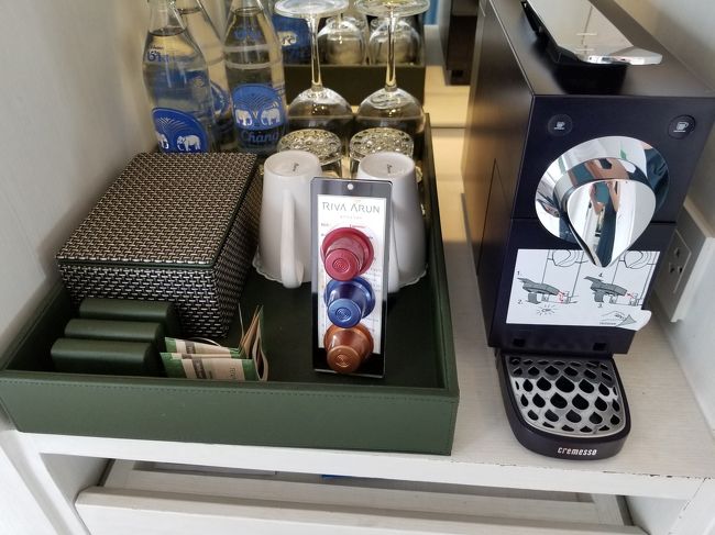 コーヒーは、使った分だけ翌日に足されていました。