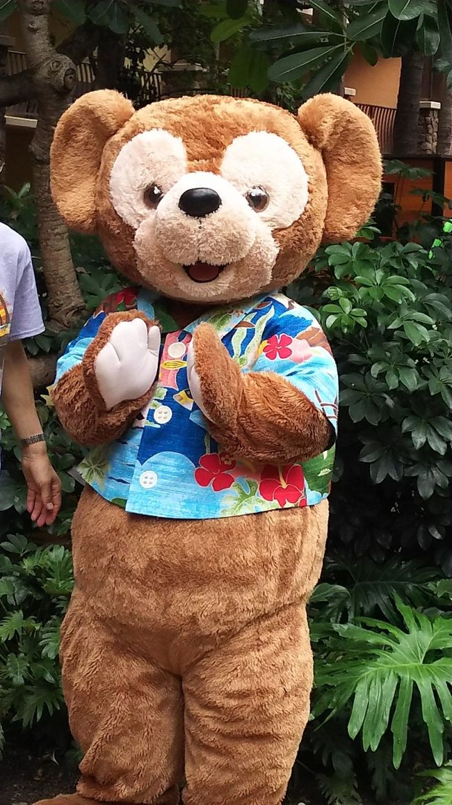 アロハシャツのダッフィー<br />可愛い