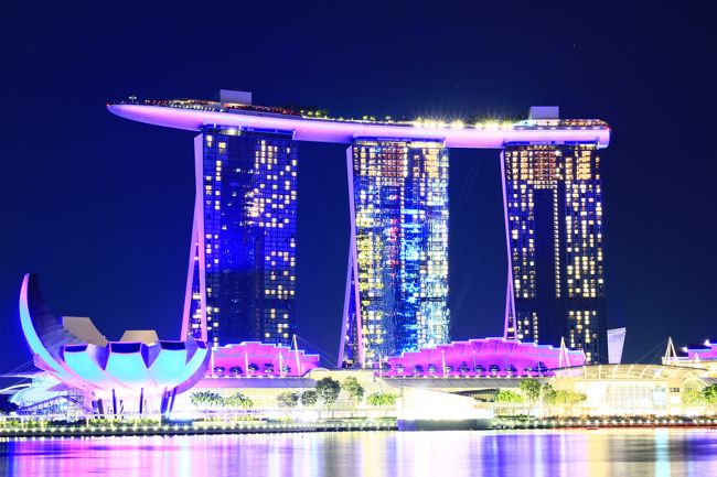 はじめてのシンガポール タイ With 母娘旅行 シンガポールの夜景はマリーナベイサンズとマーライオン シンガポール シンガポール の旅行記 ブログ By りかさん フォートラベル