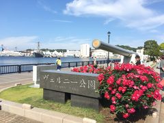 お腹も満たされ満腹太郎になった私達は軍港が見渡せる公園、ヴェルニー公園にやってきました！