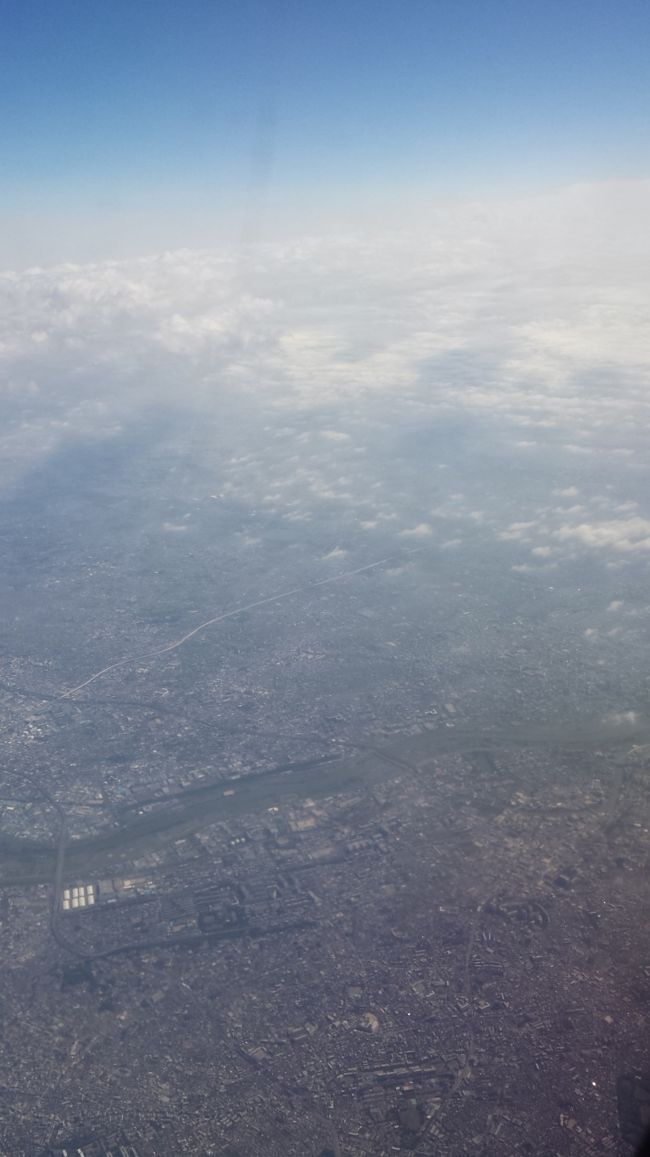 小さく埼玉スタジアムが見えました。