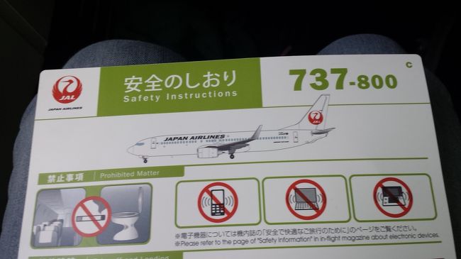 いつもの737で、WiFiは脱力タイムズを見ました。