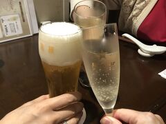 いよいよ最終日。

再びＥちゃんと Ｙさんと乾杯。
ヒルナンデスで見た小龍包のお店へ。
先月来た時に食べた桜小龍包がおいしくて おいしくて。
今回はもう食べれなかったけれど、ここのお店は どのメニューも
絶品。