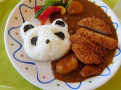 パンダもじっくり見れたし、おなかが空いたｗ
パンダカレー