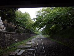 蹴上インクラインを見に行きます。

桜の季節は素晴らしいんだろうなぁ。