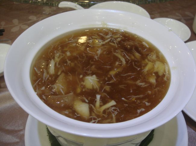 フカヒレスープです。