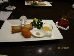 ホテル日航奈良のレストラン「珠江」の料理です。熱々でおいしいです。