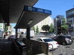 地下鉄名城線の上前津駅に着きました。