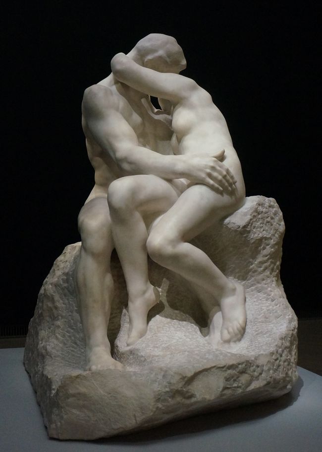 なお、本展覧会の目玉、日本初公開のロダンの大理石彫刻《接吻》は写真撮影OKでした。