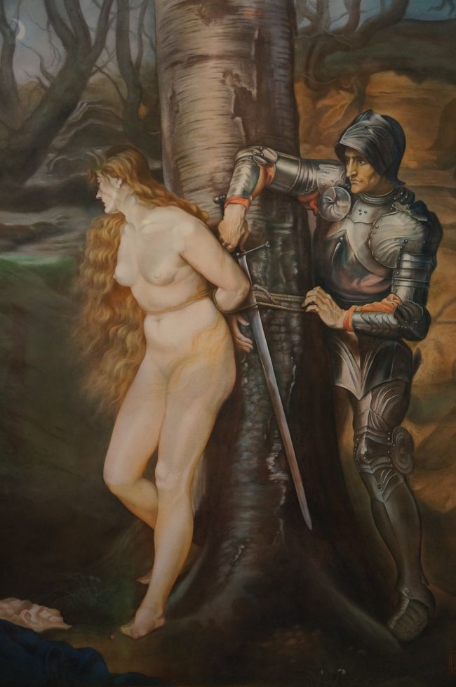 人を描く―日本の絵画を中心に　1 裸体画　より<br />こちらは『ヌード展』に展示されているジョン・エヴァレット・ミレイ作品を模写した下村観山の作品。