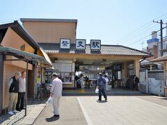 散策の起点は京成柴又駅
敢えて寅さんの像は写真から外します。