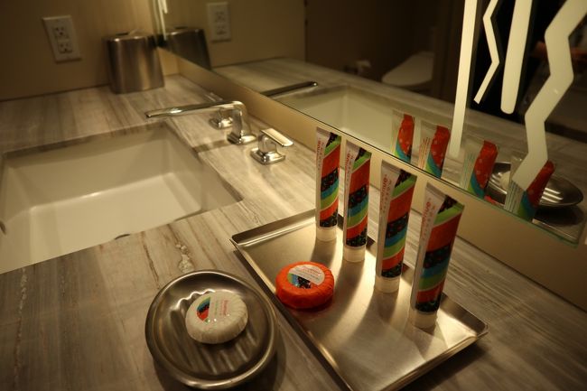 シャンプー類は買ってきたので使いませんでした。