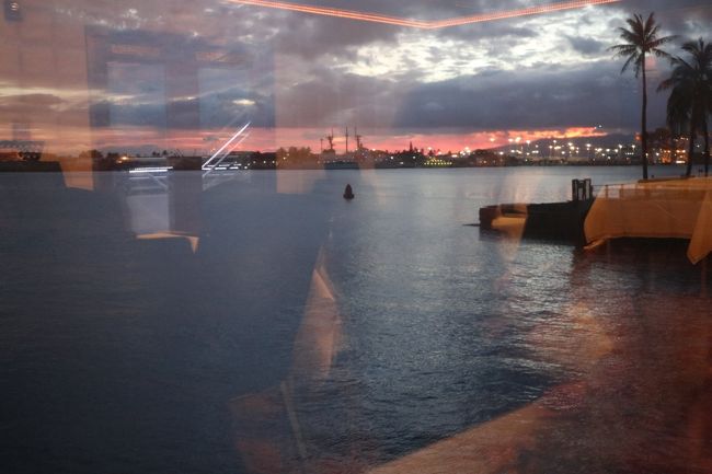 ２時間で帰港しました。以前スターオブホノルルにも乗船しましたが、こちらのほうが静かで大人な雰囲気でいいですね。