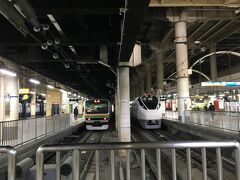 今回の長野旅、スタートは上野駅でした。

新幹線は東京駅からしか乗ったことなかったので、上野発ってすごい新鮮だった！

上野の駅のホームってなんでこんなに旅情あふれてるんだろう？
なんかこう、天井も高くて沢山色んな電車が止まってるのが見えて、ヨーロッパの駅舎っぽいというか。