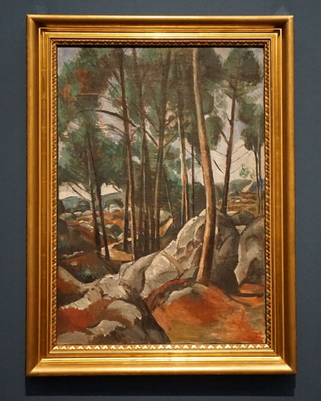 アンドレ・ドラン「岩の間の小道、ソセ= レ= パン」1911年頃<br />