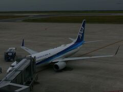 乗って機体は　これ少し新し目のＢ７３７-８００でした