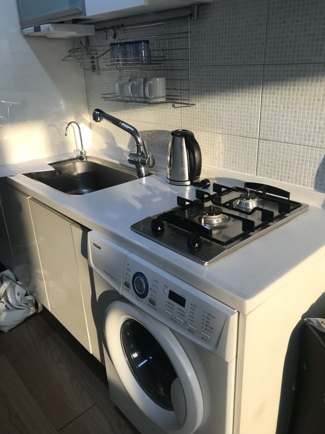 キッチン、洗濯機付き。