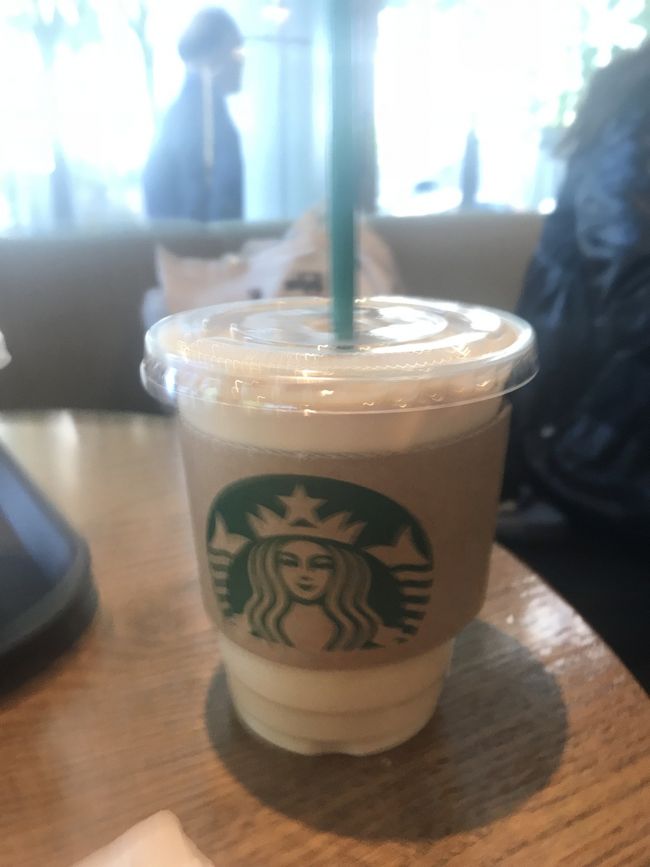 炎天下の中歩いて疲れたので、スターバックスで一休み。