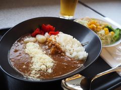 セントレアの国際線サクララウンジでは、CoCo壱番屋とコラボした限定カレーを頂きましょ。