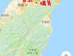 ちなみに三者の位置関係はこんな感じ。
花蓮まで、あと２時間カンヅメです。

※黄色い星の数は、私の興味のバロメーターを示しています。
