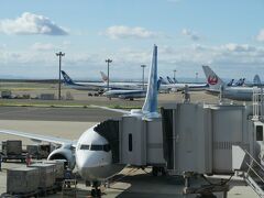 飛行機はNH601便で宮崎空港まで行く予定でしたが、直前に機体整備でシップチェンジになってしまいました。