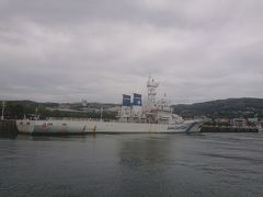 長崎港が近づいてきたところに海上保安庁の船が停泊していました
ドラマの海猿を思い出します（古いかな）