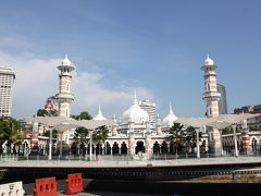 川の合流点に達モスク　Masjid Jamek Kuala Lumpur