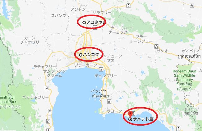 マイルを使って、家族4人、1週間くらい、予算10万以内で、夏休みに旅行が企画できるか。<br /><br />既に6月に突入しており、探したところ、「バンコク」ならまだマイレージチケットが取れ、サーチャージ&amp;税金も1人1万以内。他の候補としてはインドネシア（ジャカルタ）が予約可能だったけど、サーチャージ&amp;税金が1.5万くらいになってしまい、それだけで家族で6万...却下。<br /><br />というわけで、今年はタイに決定！<br />プーケットもいいけど、小さい頃に連れて行ったし、子どもたち(高１、小5)にも、少し街を見てもらおうかな。<br /><br />で、行き先はバンコク！<br />もちろん、ビーチにも行きたい。ググってみると「サメット島」が陸路でも行けて、そこまでは開発されてなくてよさそう?<br /><br />あと外せないのは水上マーケットかな。ここだけはオプショナルツアーを（高いけど）申し込もう！...再びググると、アユタヤと組み合わせるプランがあるんだ（方向的には逆方向だけど）。よしよし、これは入れよう。<br /><br />お次はホテル。<br />子ども達が大きくなったので、ダブルベッド1、シングルベッド2は、必要。これ、調べていくと2BedRoomの部屋でないと条件満たさない。エキストラベッドの料金が入ると2BedRoomのほうが安いくらい。バンコクも、コ・サメットも、候補がたくさんあって、選ぶのはけっこう大変だったけど、決めた！（どこにしたかは、旅行のあと旅行記にて）。<br /><br /><br />ここまでで、予算10万はさすがに厳しいことがわかった。<br />そこでふと、マイルをスカイコインに変えて、チケット買ったらどうかなと思いつく（マイルだけは今、売るほどある我が家）。<br />さすがにマイレージチケットよりは3万マイルくらい多めに必要だけど、ダンナがダイヤモンド会員なこともあって、3万マイル足せばサーチャージ＆税金も（現金では）かからずに手配できる！<br /><br />4万円分（サーチャージ＆税金）が浮けば、予算10万、5泊7日(実質丸々6日間）の旅行ができそう!!<br /><br />よし！決定。思いついてから２日目にして、すべてを決定し、エイやっとポチポチ、次々、申し込みました。夏が楽しみ。<br />