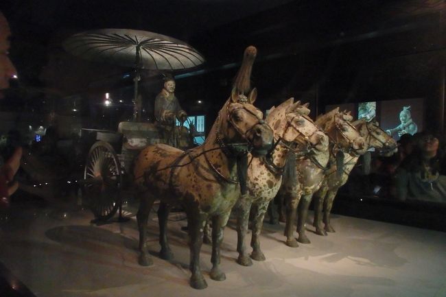 2018.03 西安旅行（10）兵馬俑三号坑・銅馬車館』西安(中国)の