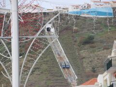 ケーブルカーのクロースアップ