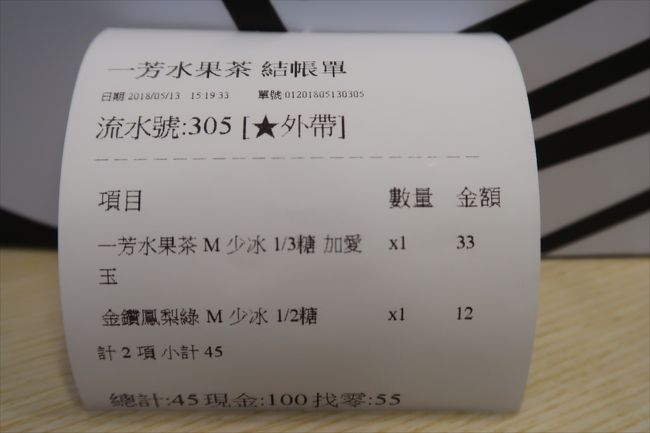 二つで45香港ドル。<br /><br />台湾ドルじゃ…ないですよ(^^;)やっぱり物価高いなぁ、香港。