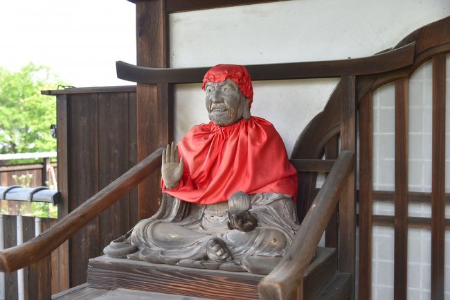 東大寺指図堂の賓頭盧（びんずる）さん。なでぼとけ。顔が怖い。