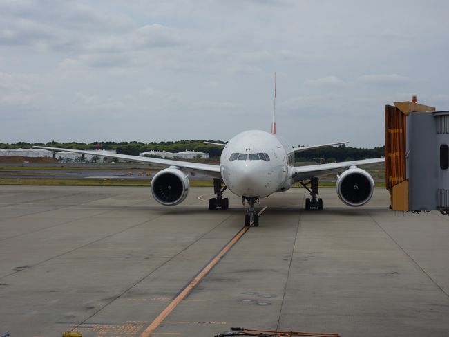 オーストリア航空のB777-200 に乗りました。ウィーン行き，OS52
