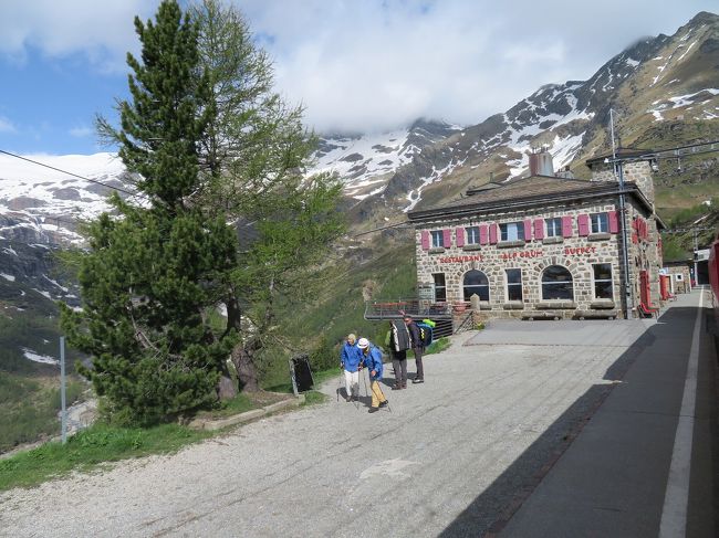 ハイキングで降りる人も多い