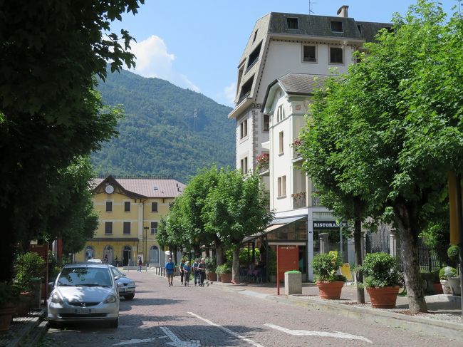 国境の街で　こじんまりとしています