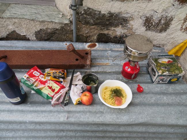 簡単ですが、昼食できました