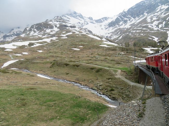 サンモリッツまで帰る。ほんとに絶景のいい1日だった