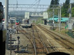 津軽新城駅。
青森市の市街地はこのあたりまでで、この駅で折り返す電車もある。
